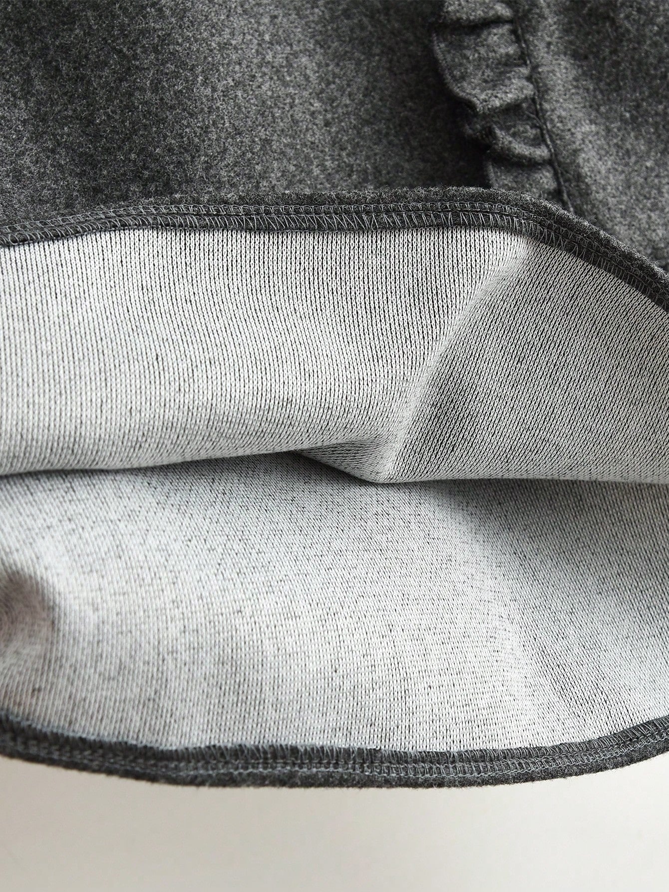 Young Girls Winter 2 Pieces Clothes Sets Solid Color Long Sleeves Basic Tops and Lace Vest Dress Casual Wear