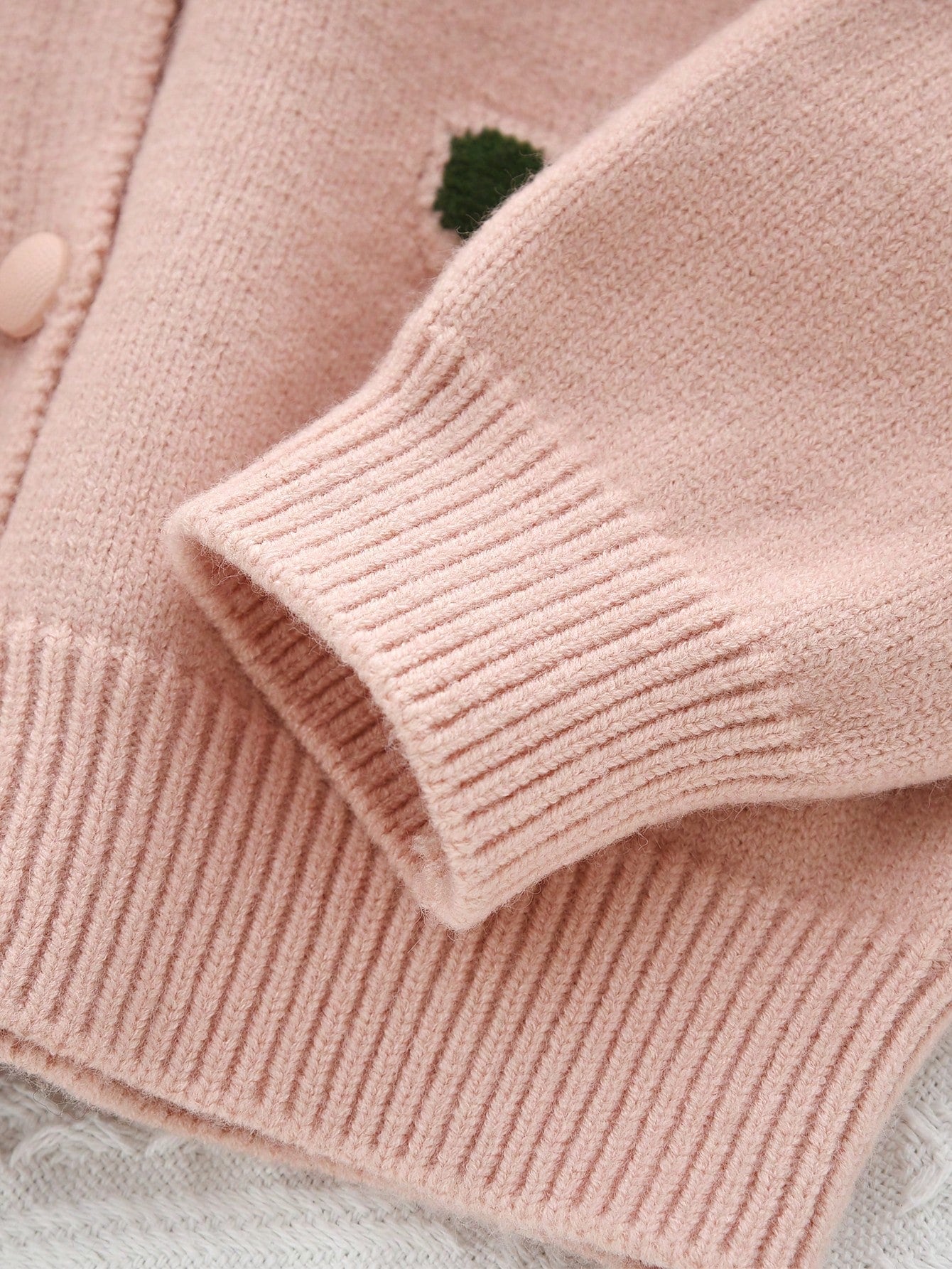 2Pcs/Set Young Girl Cute Long Sleeve Fruit Print Top and Pleated Skirt Set, Autumn/Winter