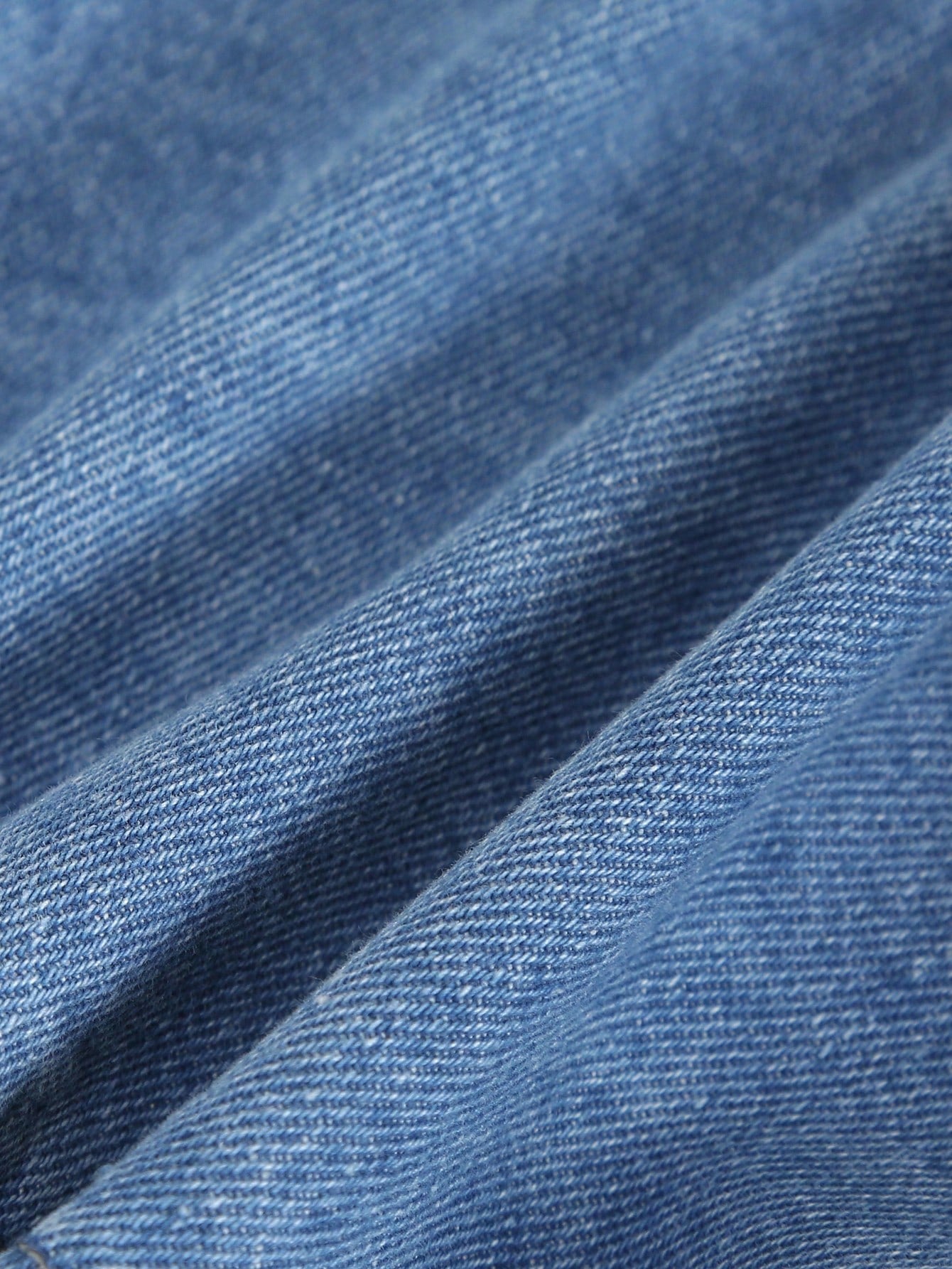 Set de 2 piezas: Blusa con cuello Peter Pan dulce y linda para niñas pequeñas, combinada con pantalones vaqueros azules simples y casuales para exteriores, nueva llegada de otoño/invierno