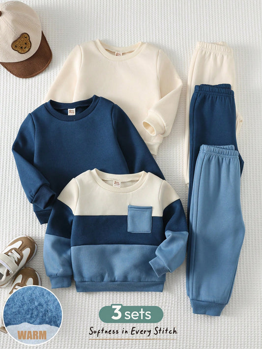 Conjunto Infantil 6 Piezas - Suéter y Pantalones para Bebé