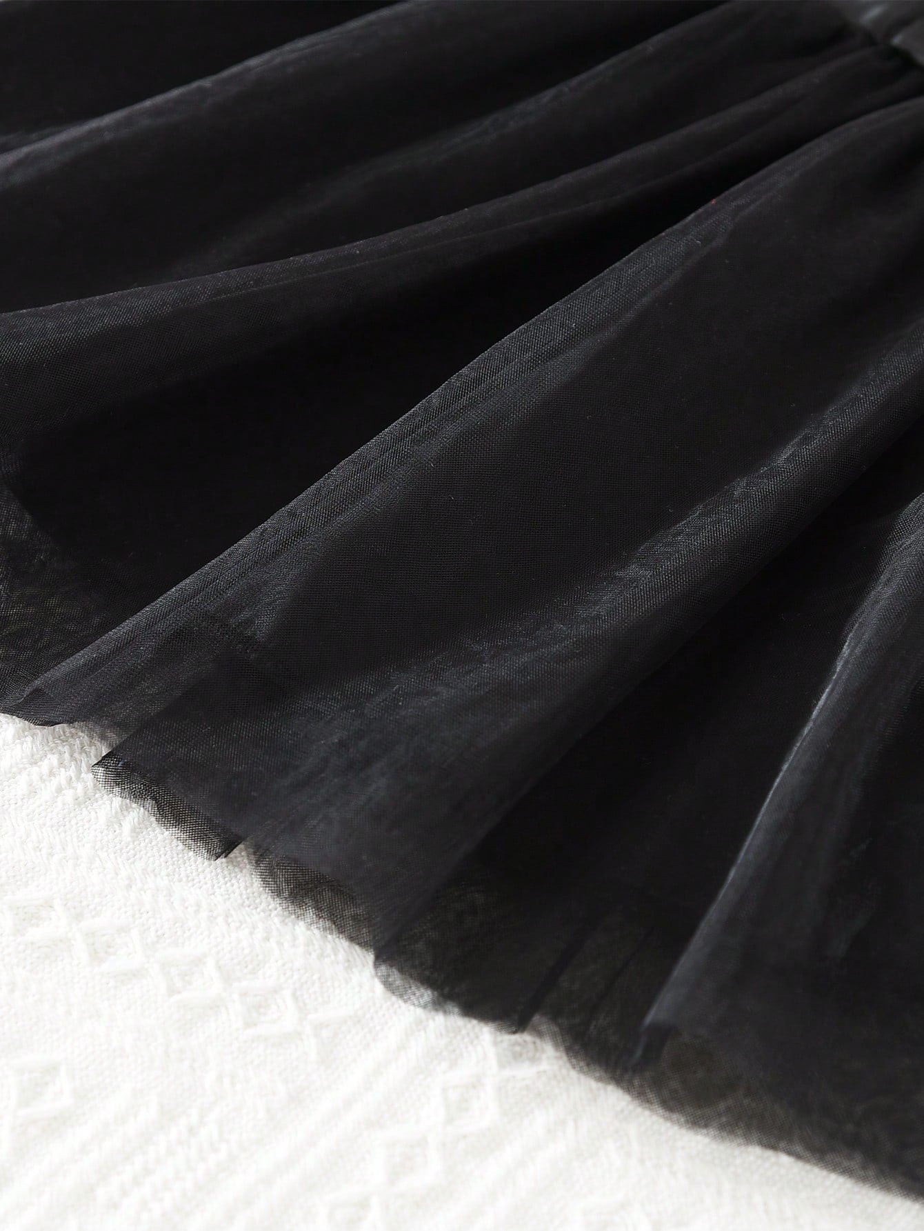 Young Girls Cute Bow Long Sleeves Sweatershirt-Like Top and Mesh Skirt Two Pieces Clothes Sets Fall and Spring Outfits