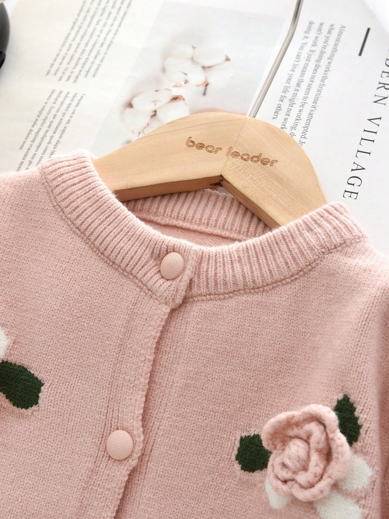 2Pcs/Set Young Girl Cute Long Sleeve Fruit Print Top and Pleated Skirt Set, Autumn/Winter