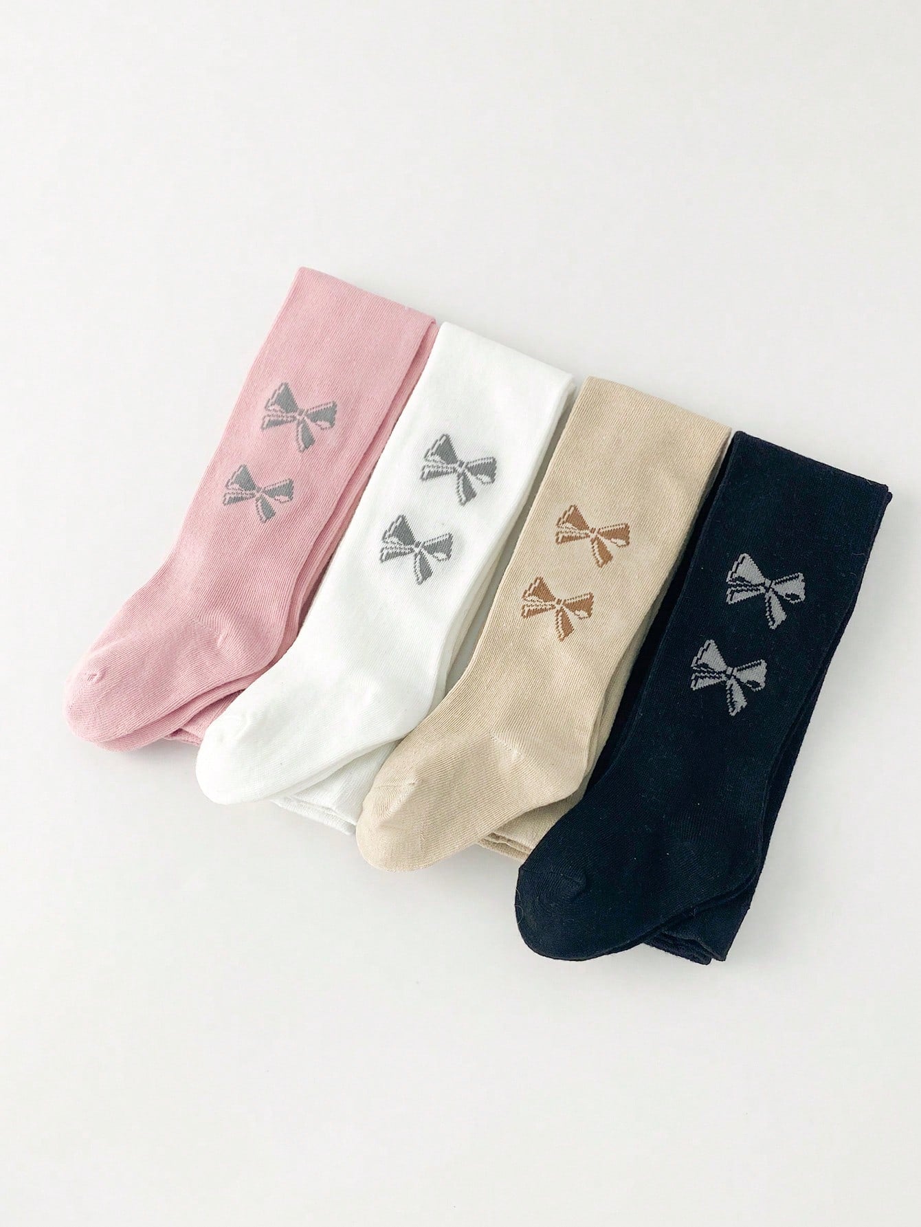 4 Pairs Girls' Toddler Leggings for Spring and Autumn, Moderate Thickness, Suitable for Outdoor Wear. Kids Baby Girls' Elastic Waist Tights - Comfortable for All-Day Wear