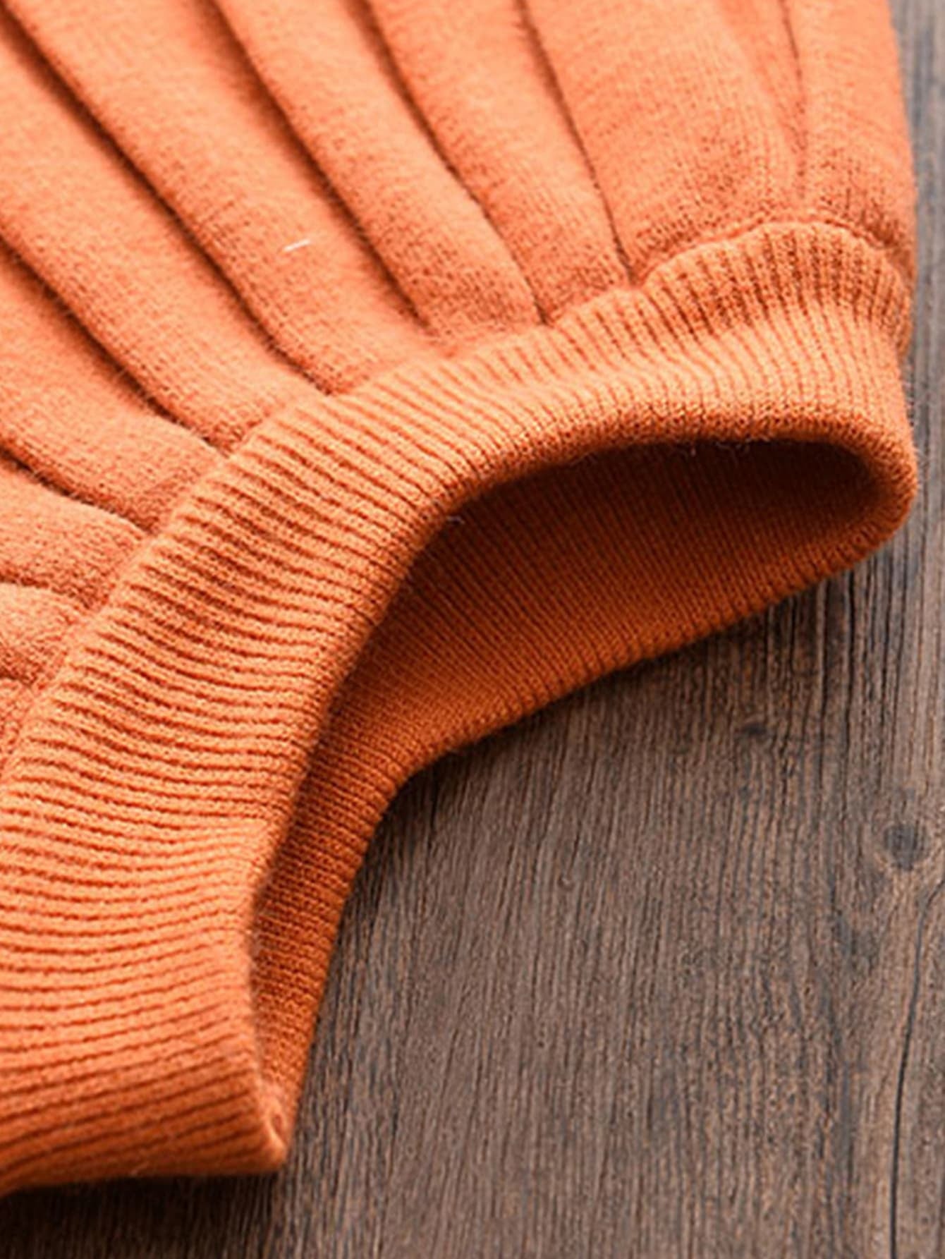 2Pcs Young Girl Academy Style Cute Ruffle Hem Long Sleeve Top with Bowknot & Pleated Skirt Set, Autumn/Winter