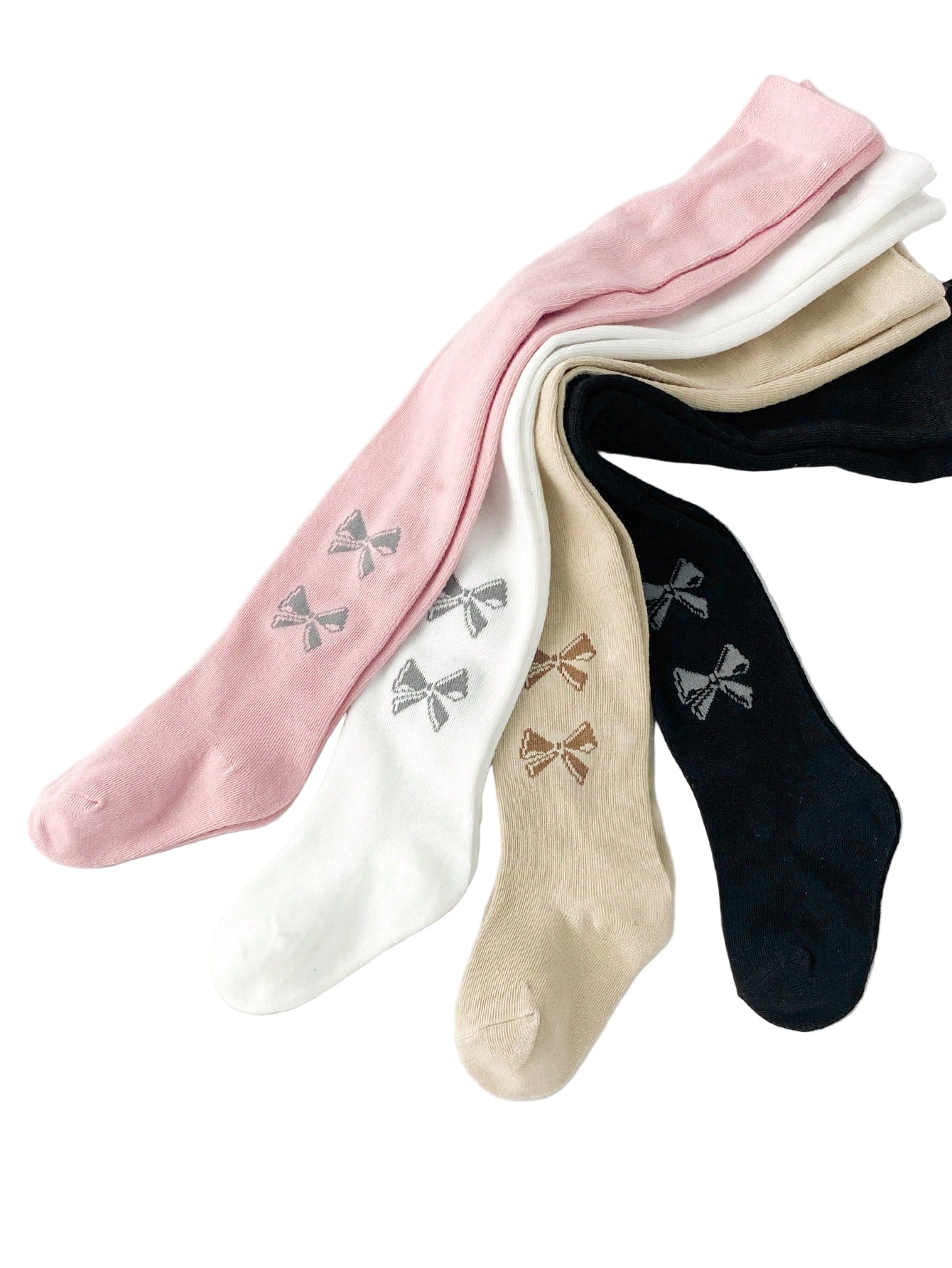 4 Pairs Girls' Toddler Leggings for Spring and Autumn, Moderate Thickness, Suitable for Outdoor Wear. Kids Baby Girls' Elastic Waist Tights - Comfortable for All-Day Wear