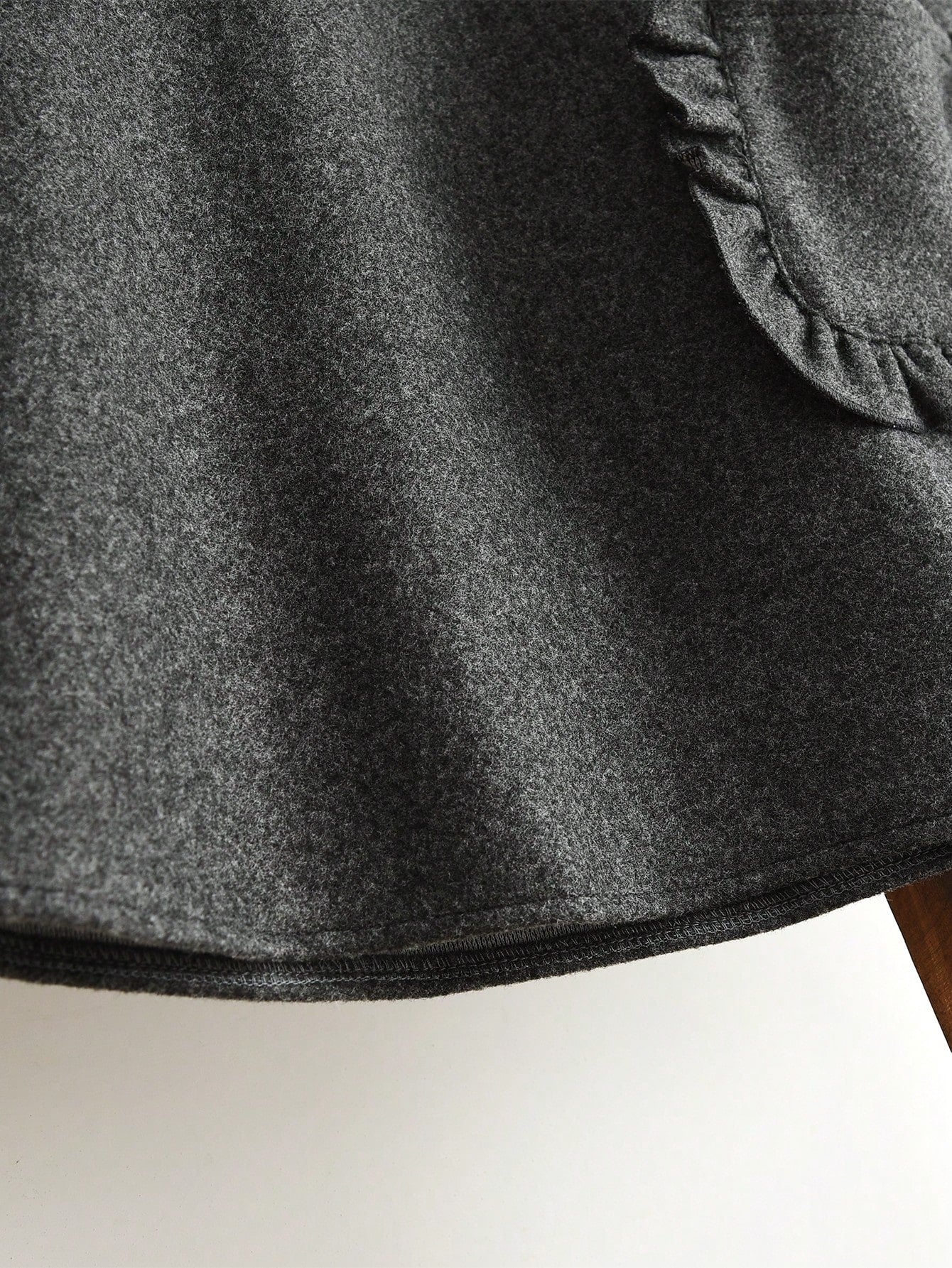 Young Girls Winter 2 Pieces Clothes Sets Solid Color Long Sleeves Basic Tops and Lace Vest Dress Casual Wear