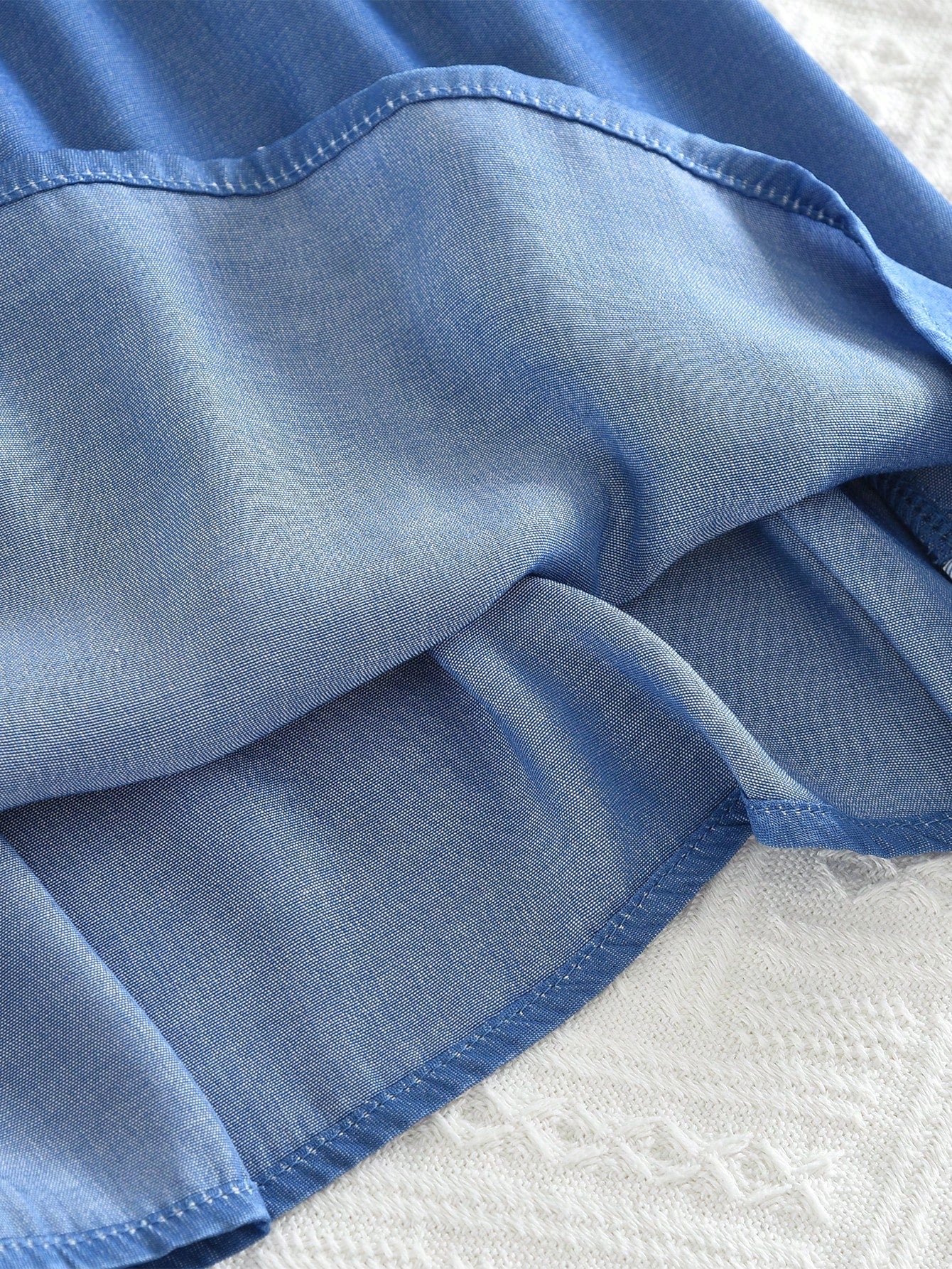 Tween Girls Dresses Sets Fall White Long Sleeves Shirt Jacket and Cute Bow Denim-Effect Lip Vestidoes 2 Pieces Fashion Clothes